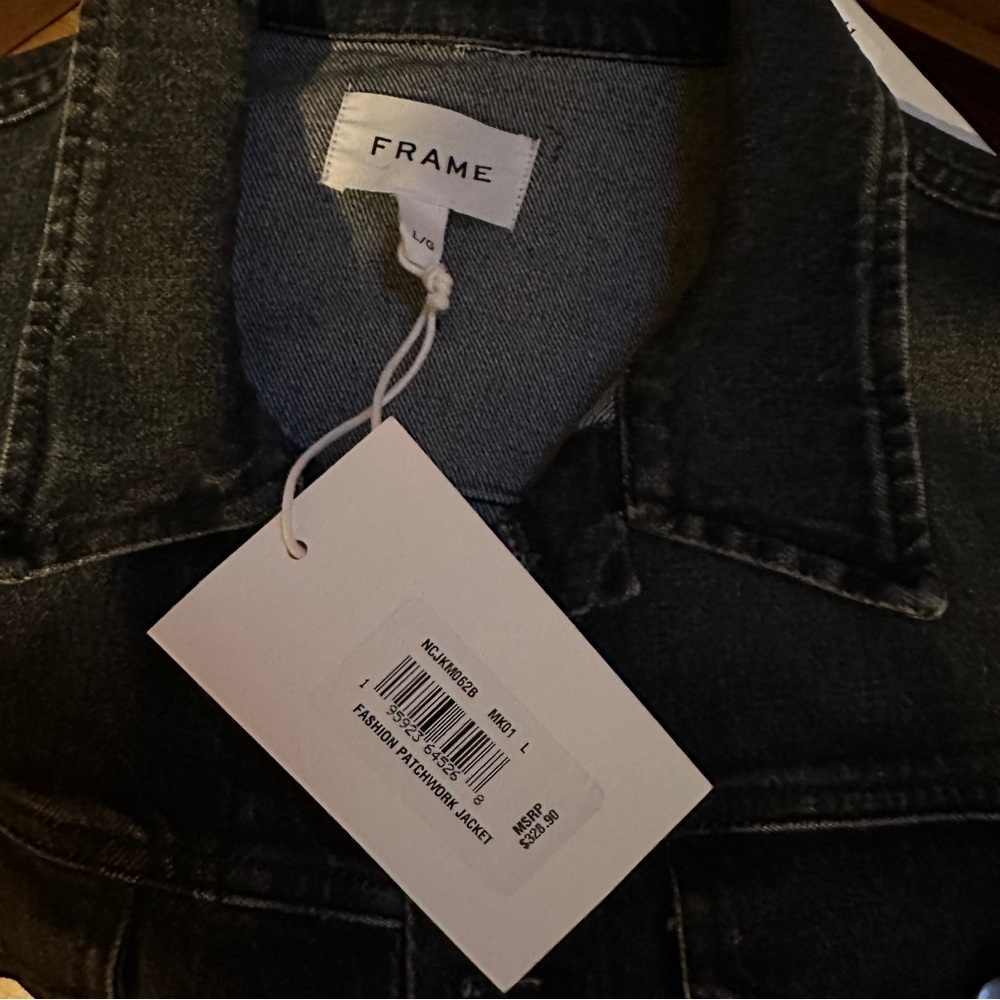 Frame Fashion Patchwork Jean Jacket - Picture 7 of 7